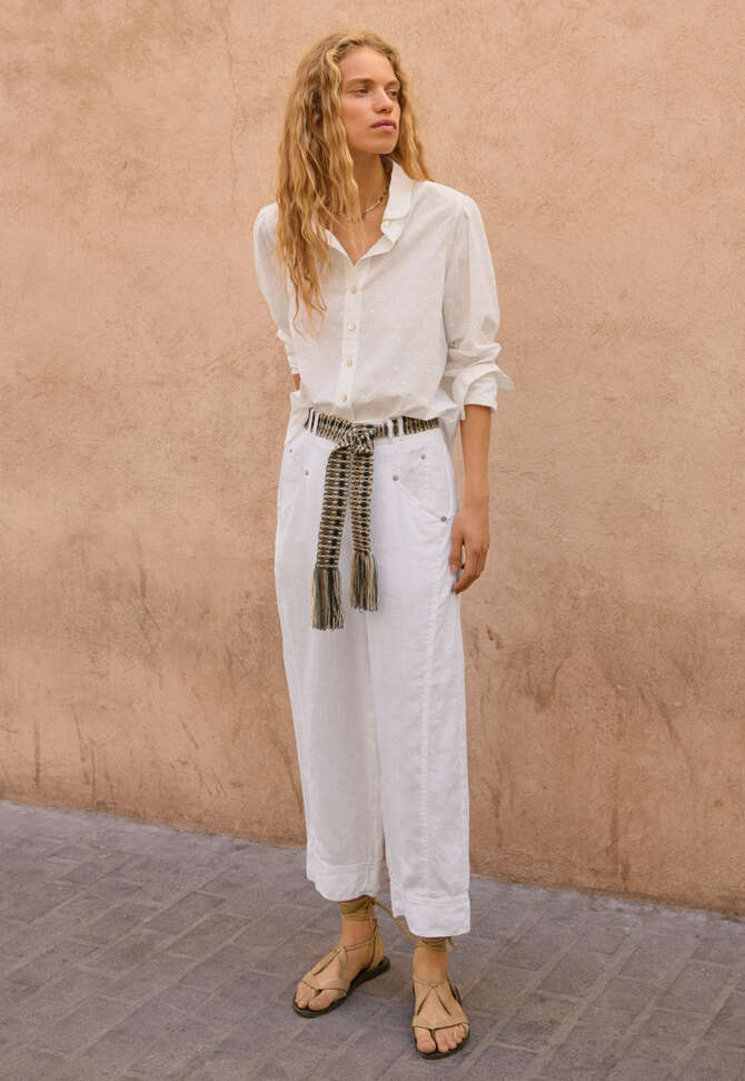 Broderie shirt, White, completeTheLook
