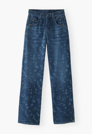 Lasered jeans, Dark ocean, webstill