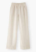 Wide-leg trousers, Ivory, webstill