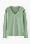 V-neck top, Mint, webstill