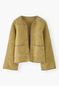 Daisy quilted jacket, Olive, webstill