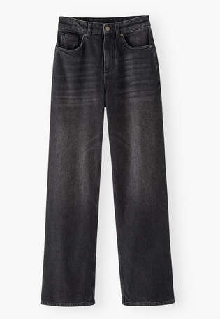 Boyfriend jeans, Black, webstill