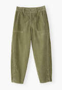 Relaxed carrot cords, Light olive, webstill