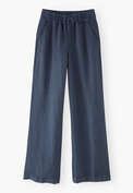 Wide-leg trousers, Indigo blue, webstill