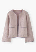 Daisy quilted jacket, Soft rose, webstill