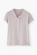 Button-through top, Soft lilac, webstill