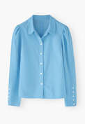 Button-through blouse, Bright sky, webstill
