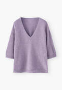 v-neck sweater, Heather, webstill