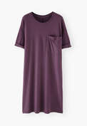 T-shirt dress, Purple aubergine, webstill