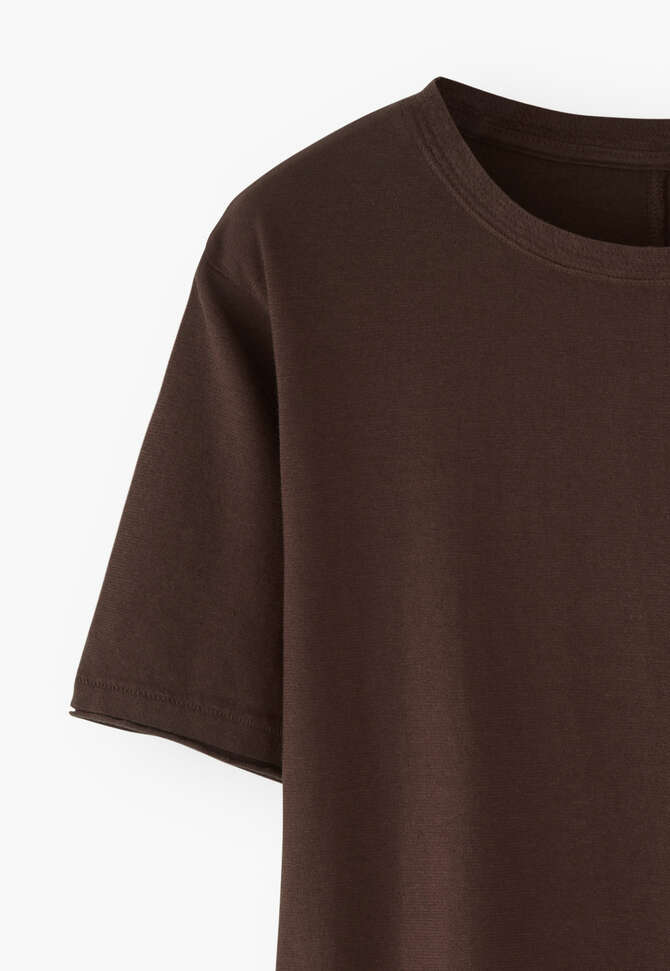 Boxy T-shirt, Chocolate, completeTheLook