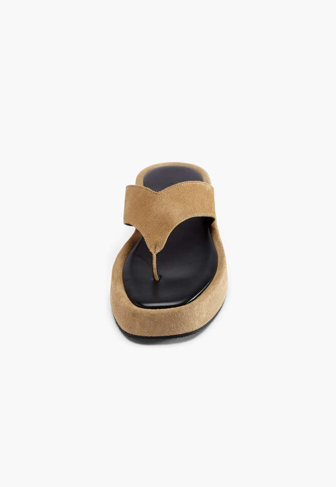 Flatform sandals, Sand, completeTheLook