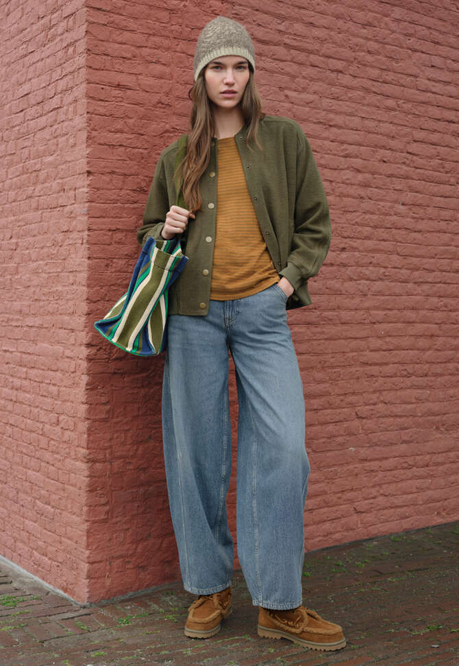 Jersey jacket, Moss, completeTheLook