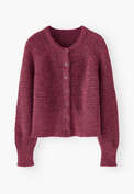 Button-through cardigan, Magenta, webstill