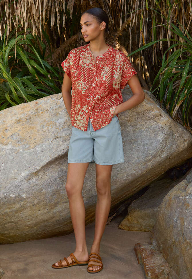 Printed shirt, Scarlet, completeTheLook