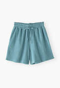 Towelling shorts, Ocean blue, webstill