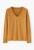 V-neck top, Golden honey, webstill