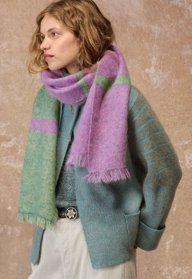 Knitted jacket, Ocean, completeTheLook