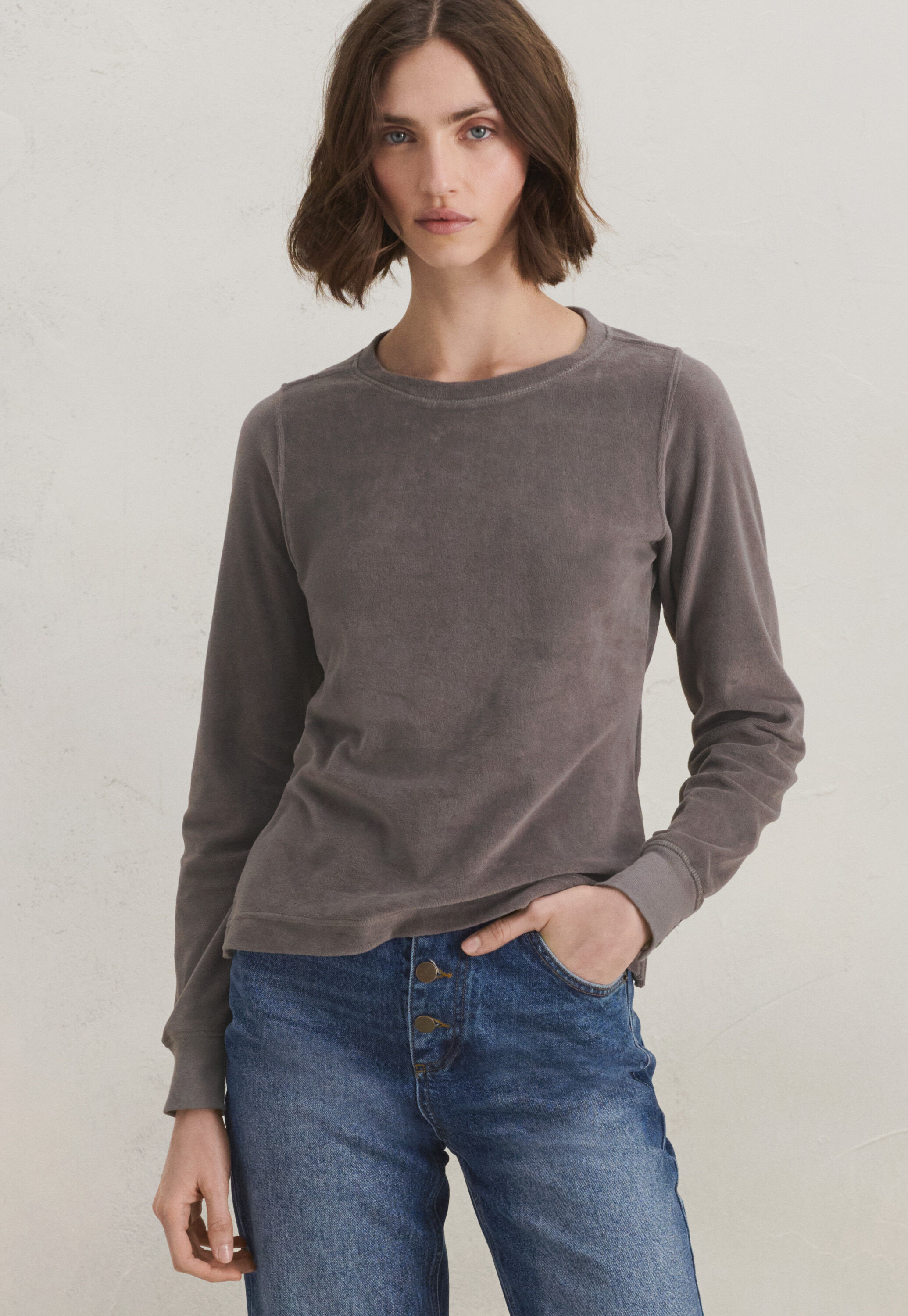 Velour top
