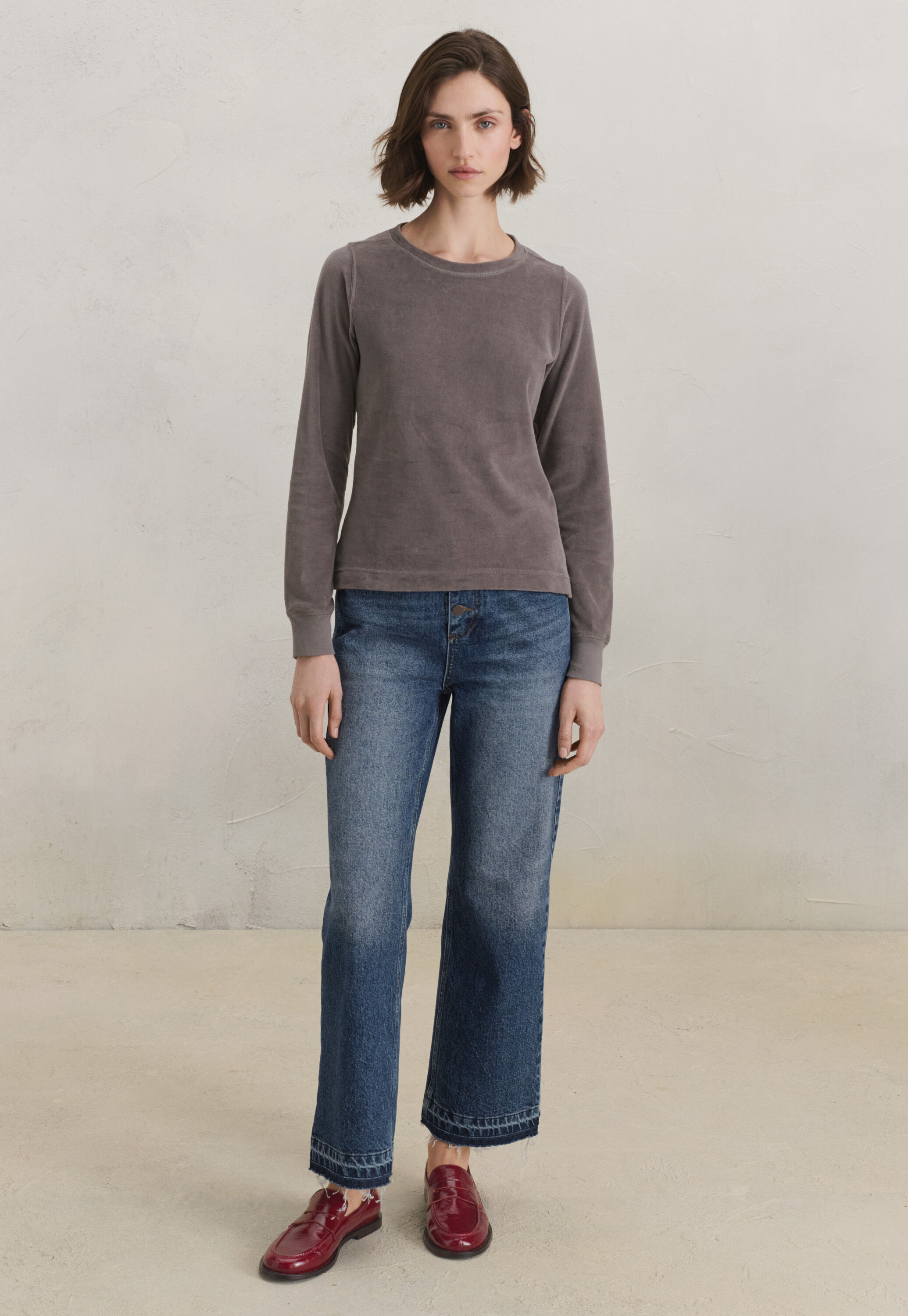 Velour top