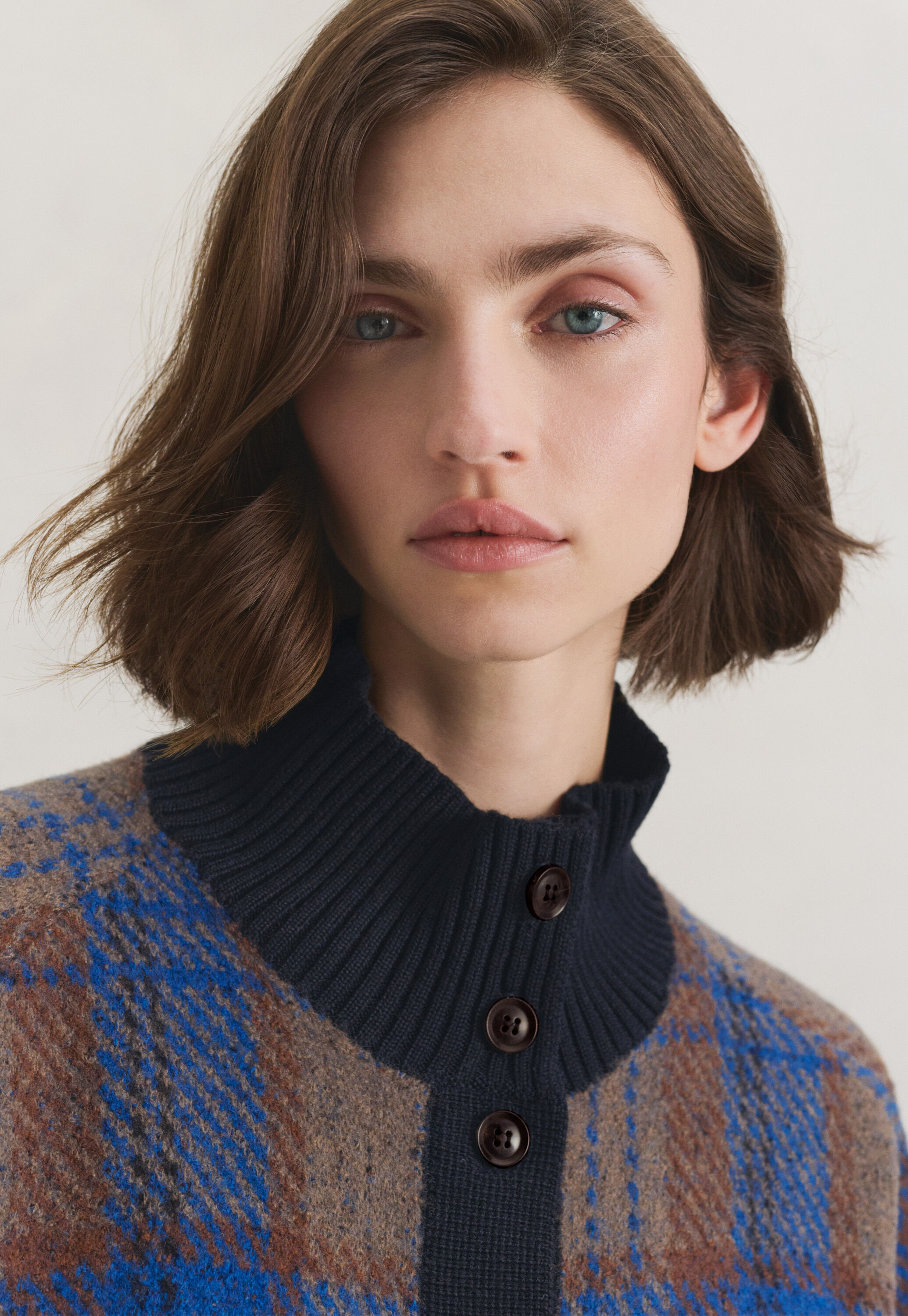 Knitted cape