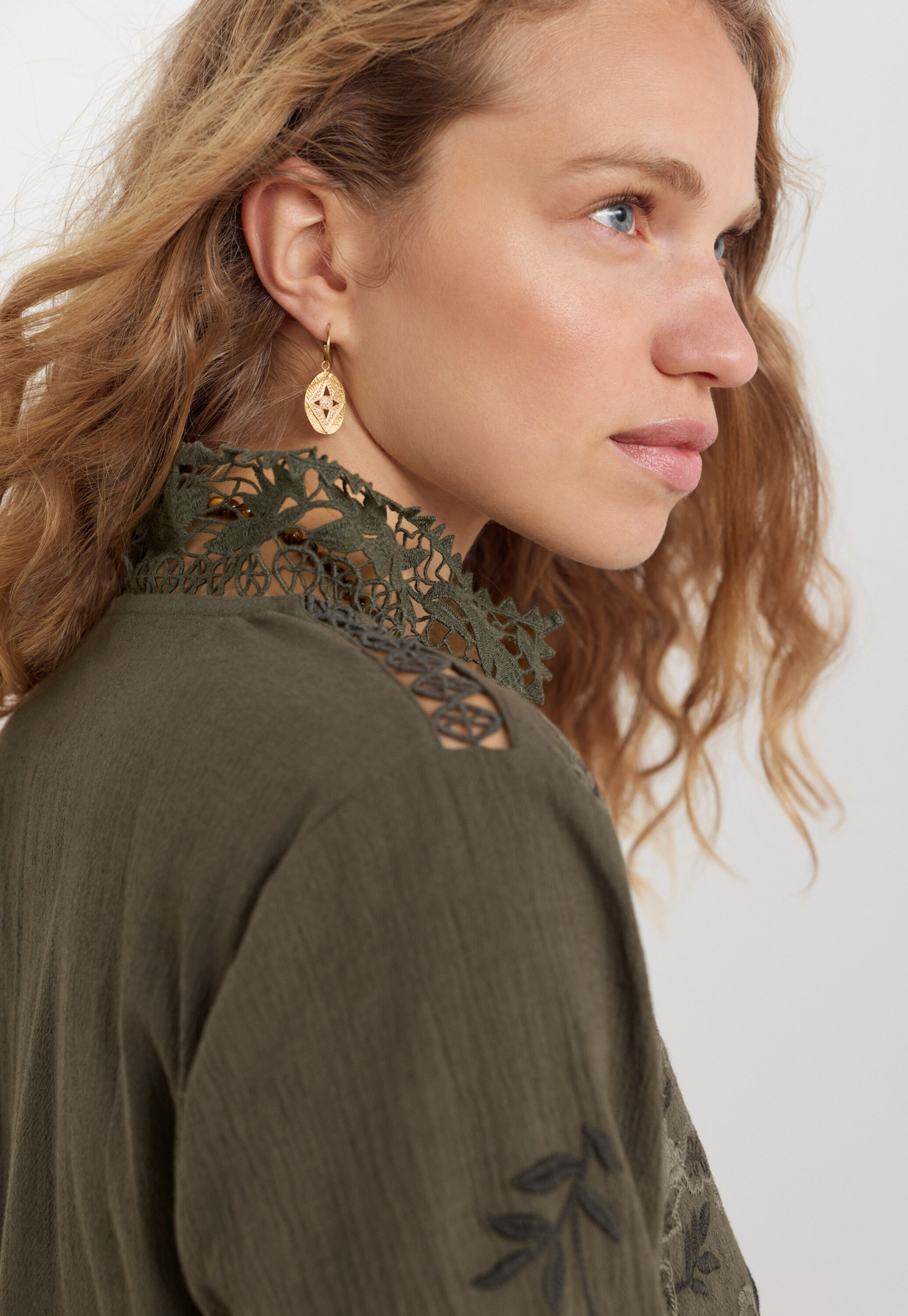 Pintuck blouse