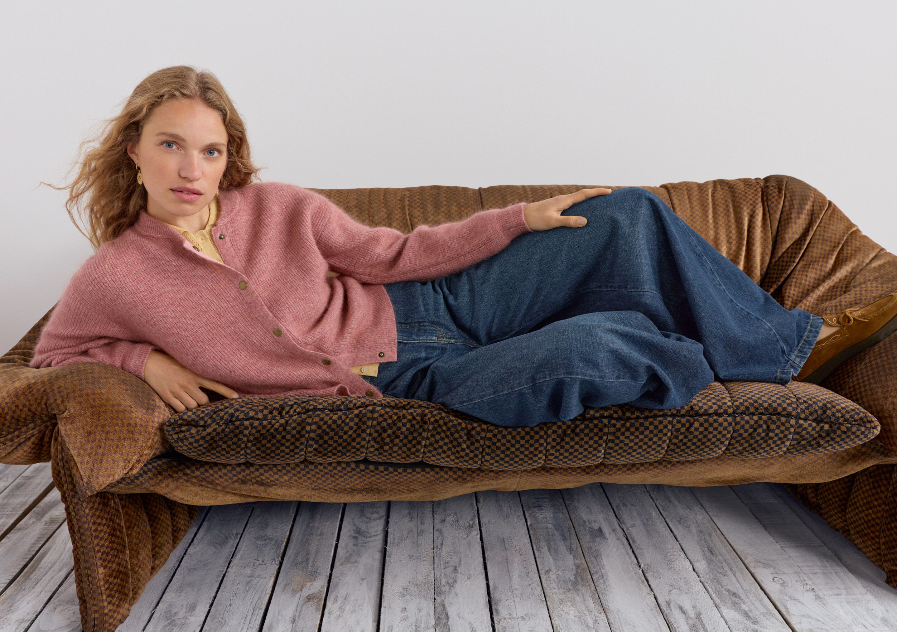 Cable-knit sweater