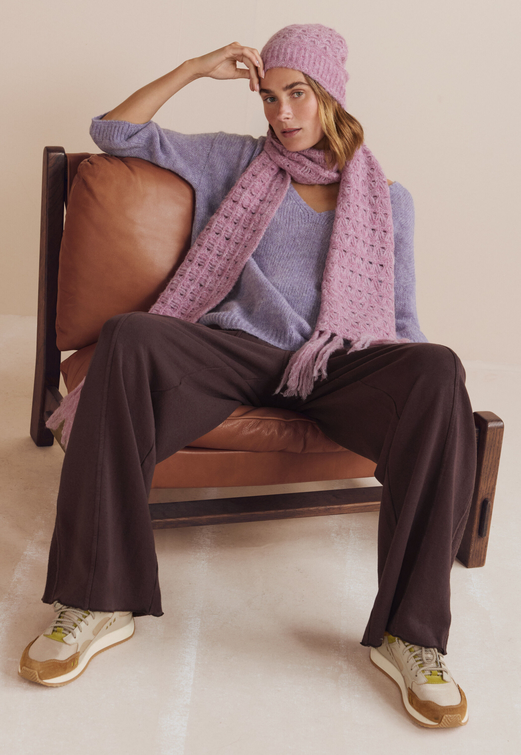 Wide-leg jogger, Espresso, large