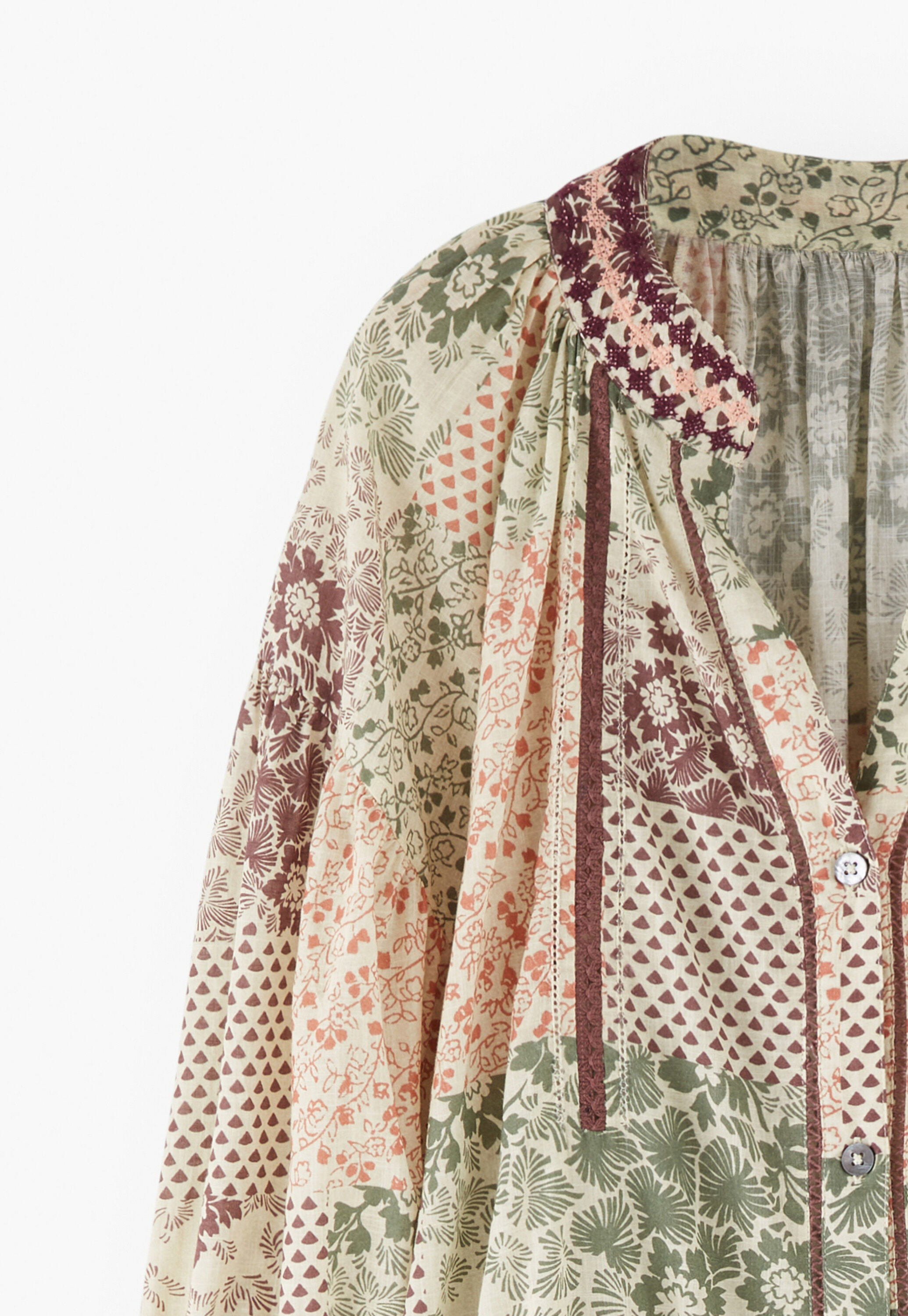 Printed maxi-skirt