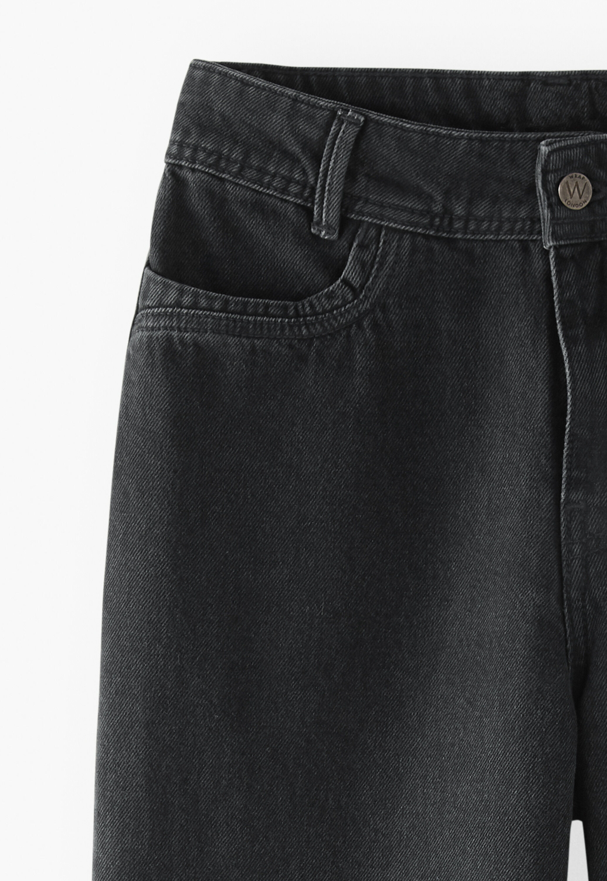 Mom jeans, Black, large