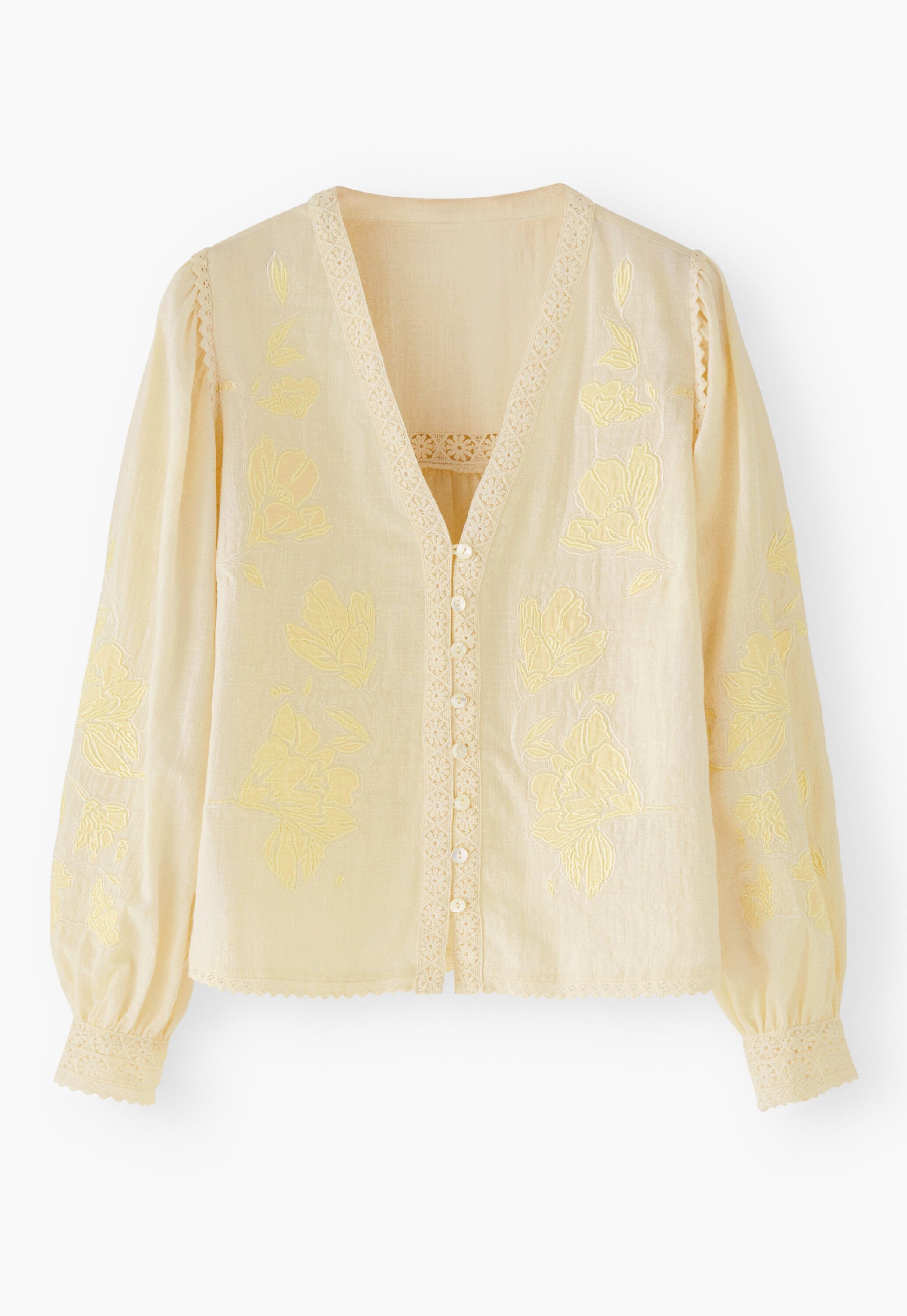 Applique blouse