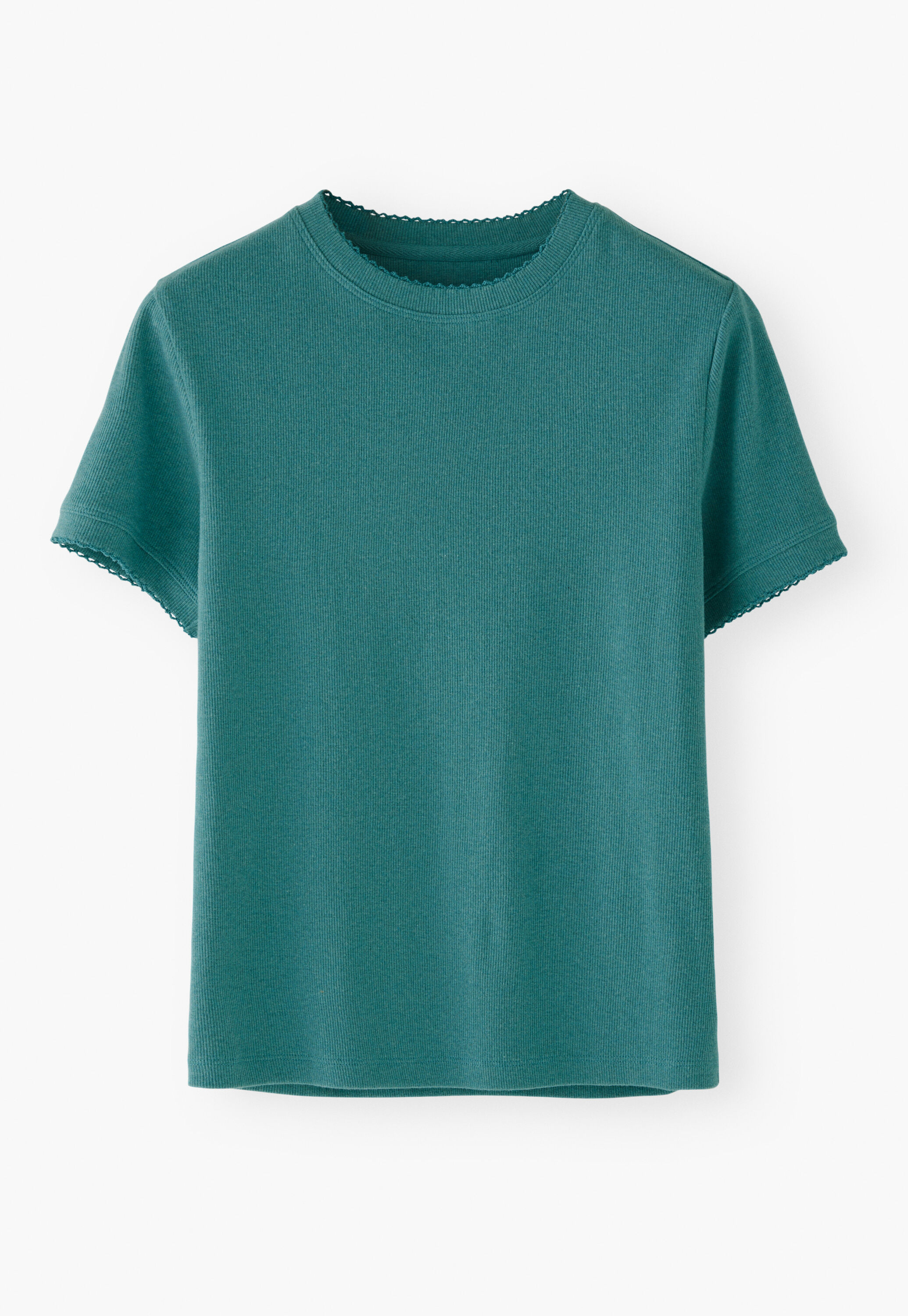 Ribbed jersey T-shirt
