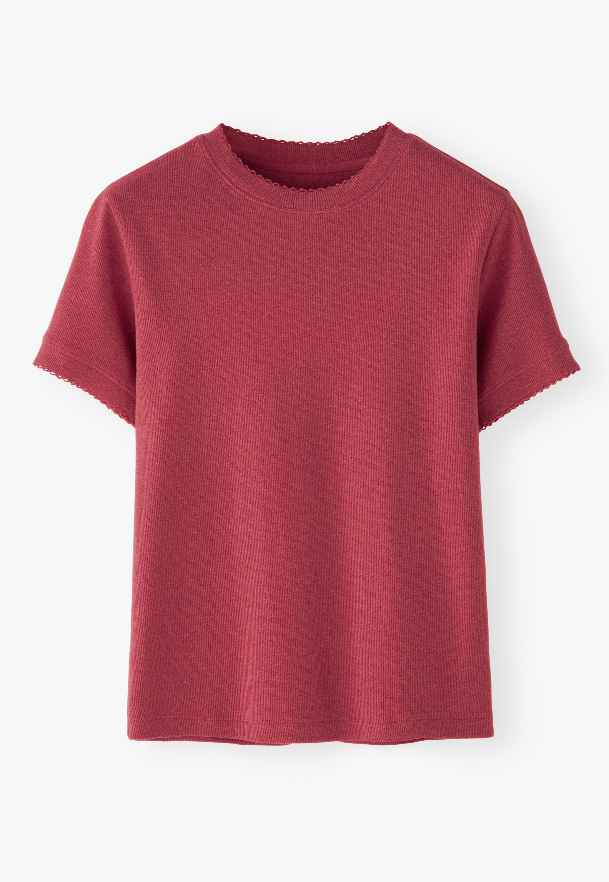 Ribbed jersey T-shirt