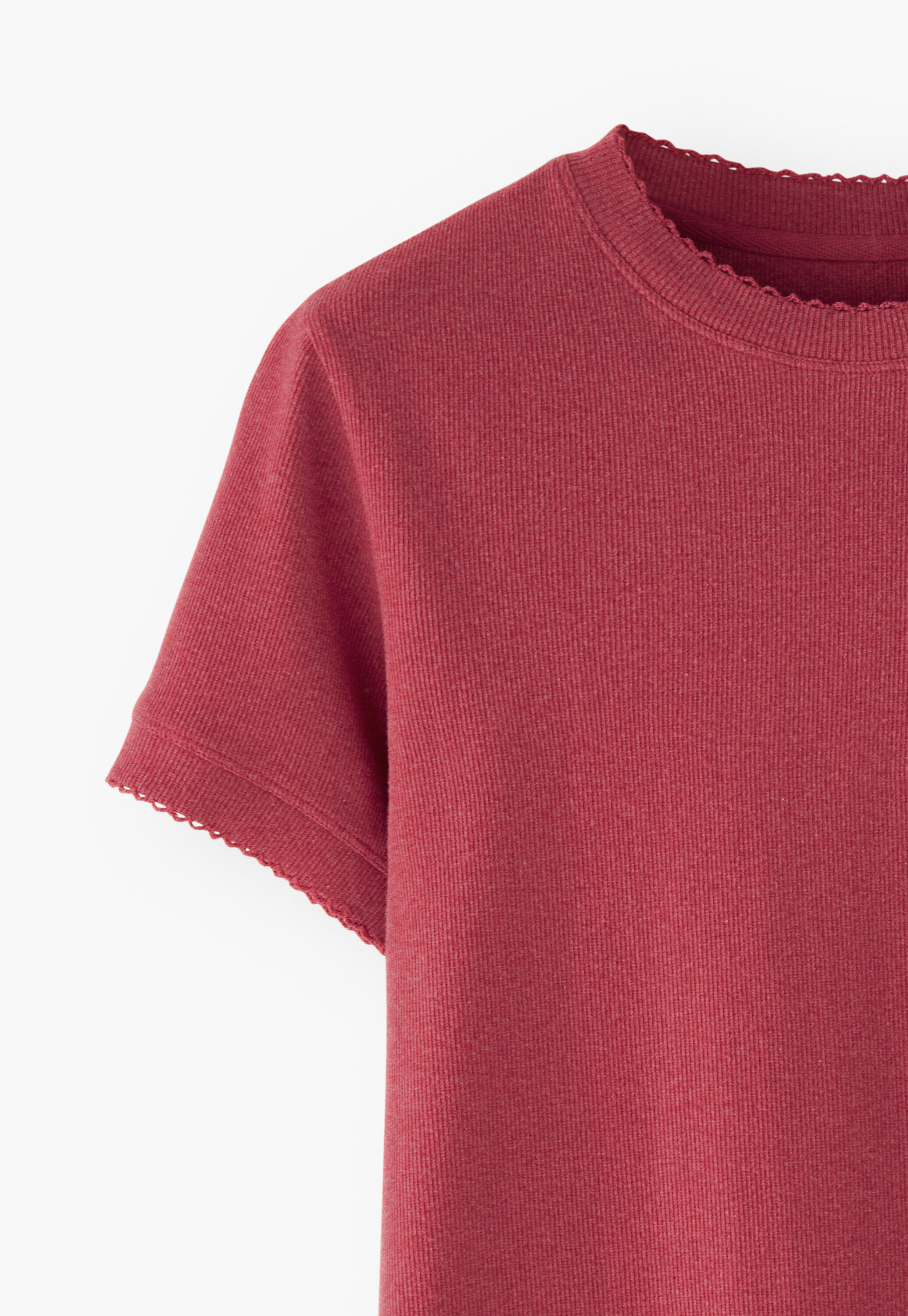 Ribbed jersey T-shirt